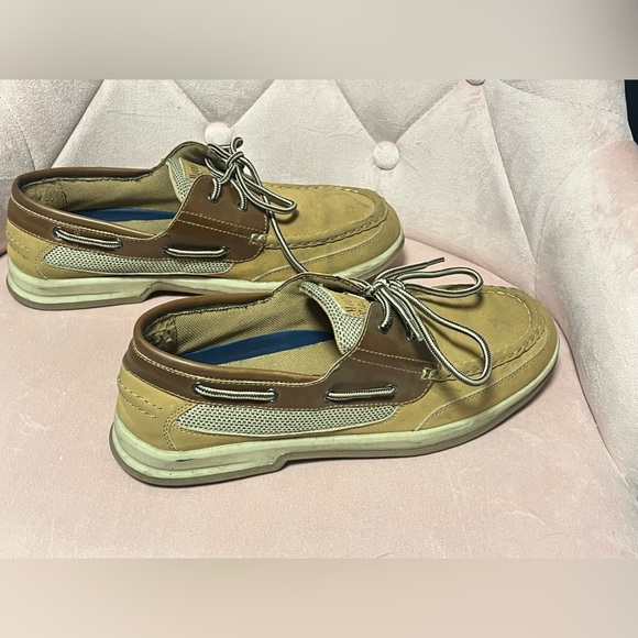 Mountain Ridge Shoes Mountain Ridge Mens Brown Top Sider Boat Shoes